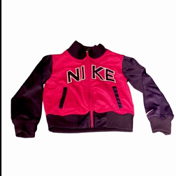 NIKE Toddler Fuchsia Pink  Zip Up Jacket !!! - Picture 7 of 11